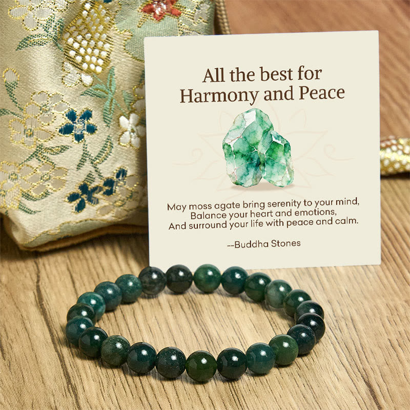 Nimara Ritual "All the Best for Love and Harmony" Stone Quartz Bracelet Includes Gift Message Card