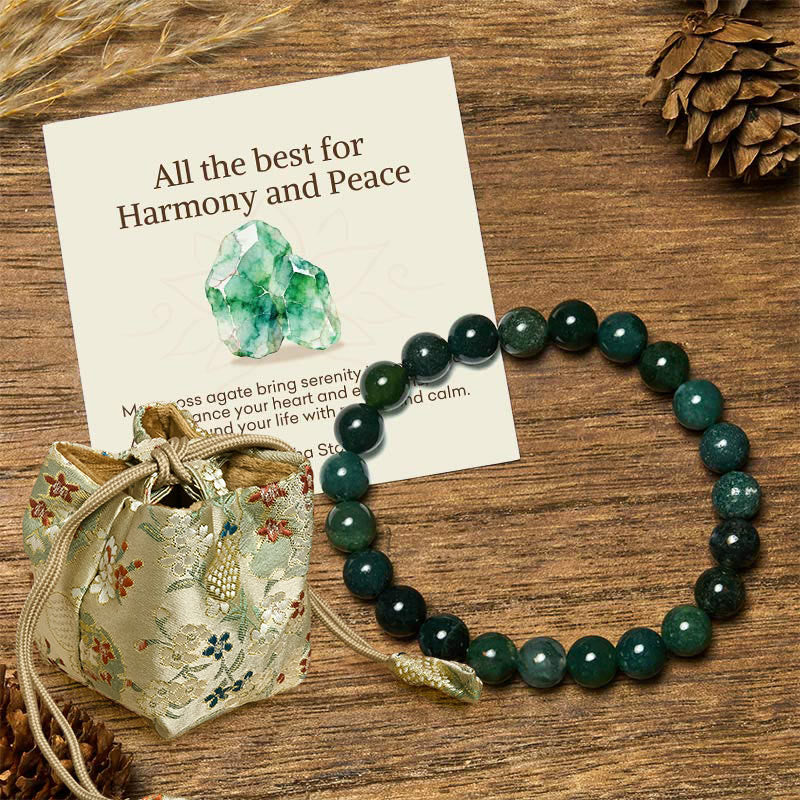 Nimara Ritual "All the Best for Love and Harmony" Stone Quartz Bracelet Includes Gift Message Card