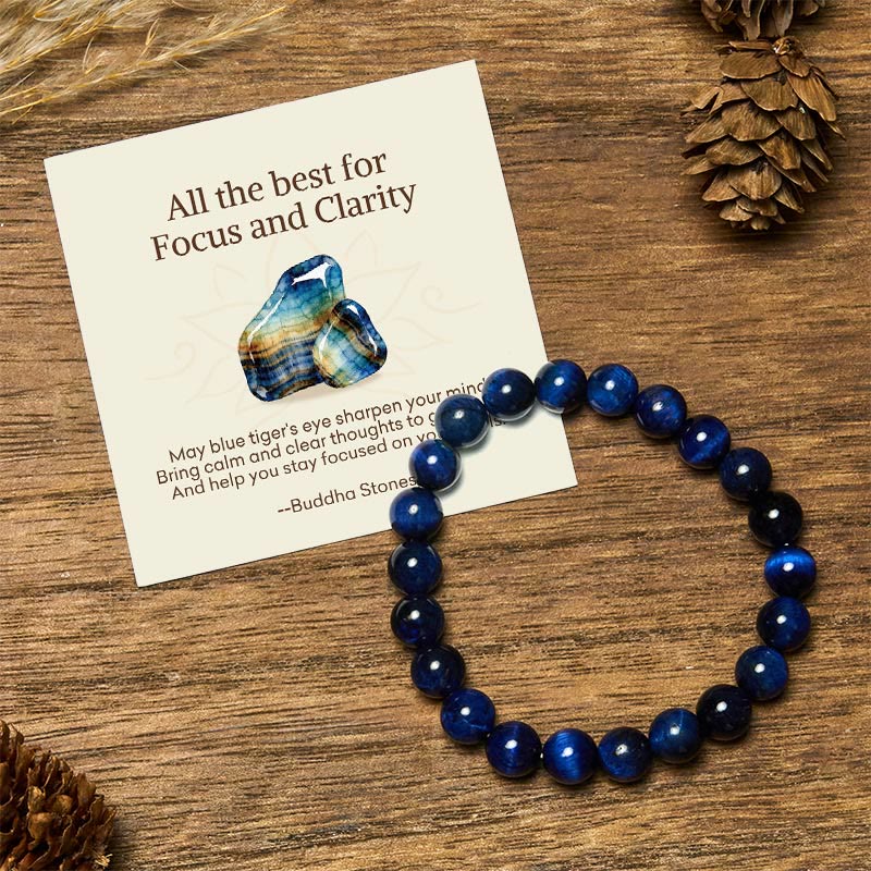Nimara Ritual "All the Best for Love and Harmony" Stone Quartz Bracelet Includes Gift Message Card