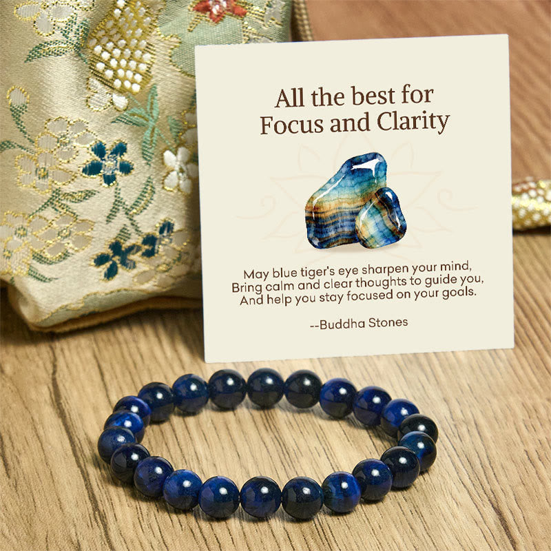Nimara Ritual "All the Best for Love and Harmony" Stone Quartz Bracelet Includes Gift Message Card