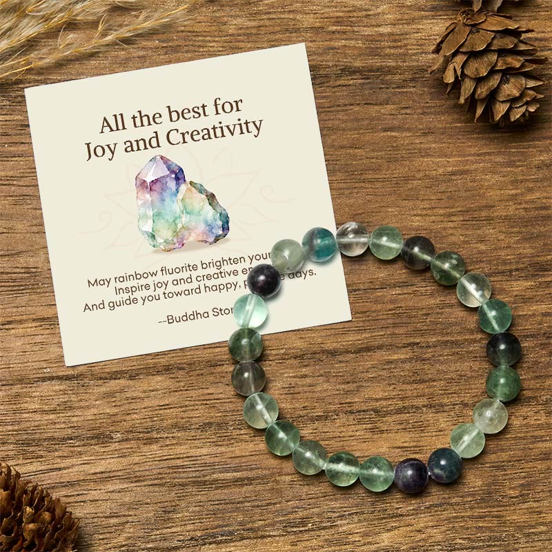Nimara Ritual "All the Best for Love and Harmony" Stone Quartz Bracelet Includes Gift Message Card