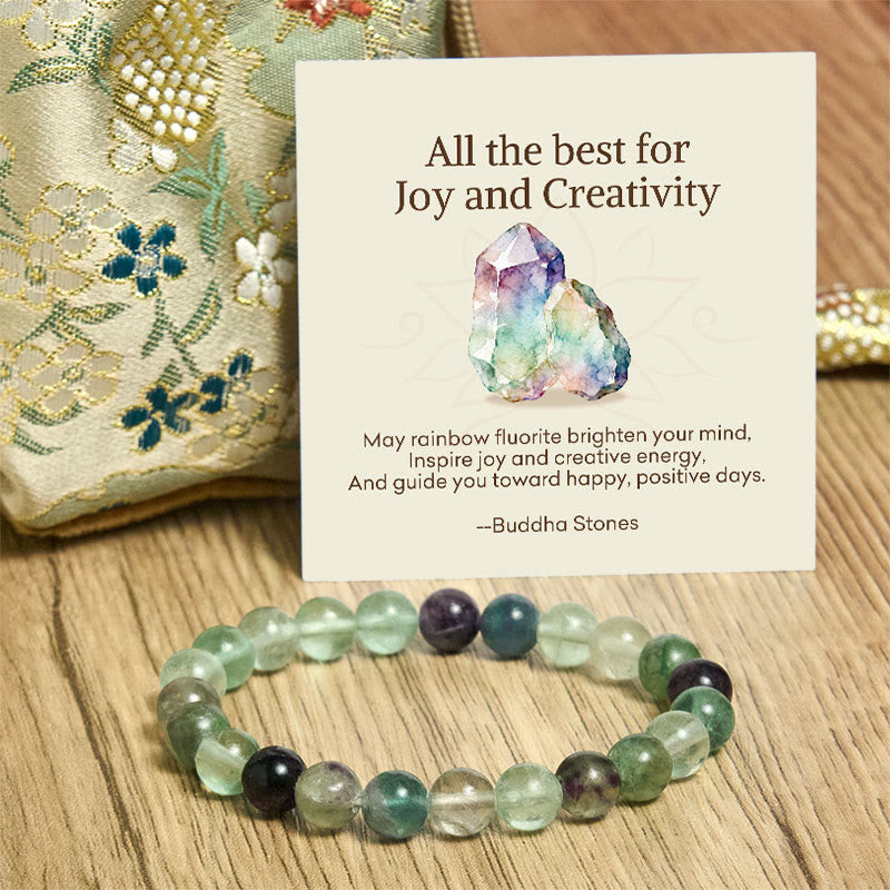Nimara Ritual "All the Best for Love and Harmony" Stone Quartz Bracelet Includes Gift Message Card