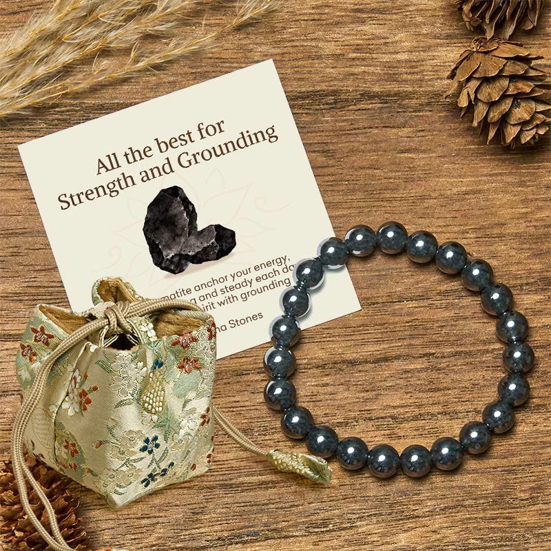 Nimara Ritual "All the Best for Love and Harmony" Stone Quartz Bracelet Includes Gift Message Card