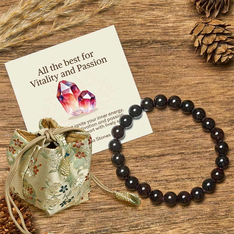 Nimara Ritual "All the Best for Love and Harmony" Stone Quartz Bracelet Includes Gift Message Card