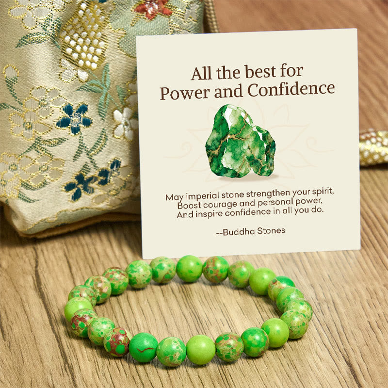 Nimara Ritual "All the Best for Love and Harmony" Stone Quartz Bracelet Includes Gift Message Card