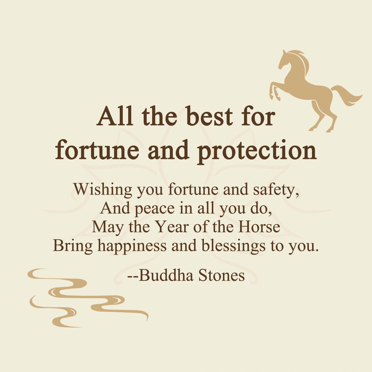 Nimara Ritual "All the Best for Fortune and Protection" Year of the Horse Includes Gift Message Card