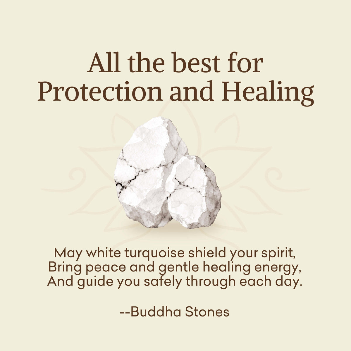 Nimara Ritual "All the Best for Love and Harmony" Stone Quartz Bracelet Includes Gift Message Card