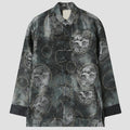 Nimara Ritual Kirin Mountains Frog-Button Long Sleeve Men's Jacket With Pockets
