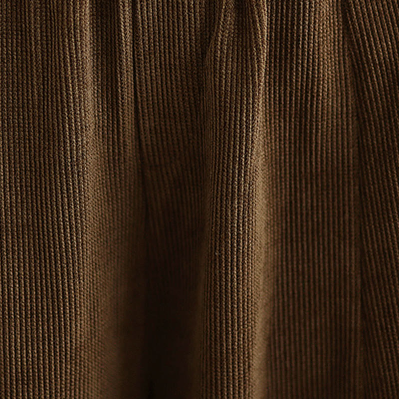 Nimara Ritual Women's Fall Patchwork Plain Corduroy Harem Pants With Pockets