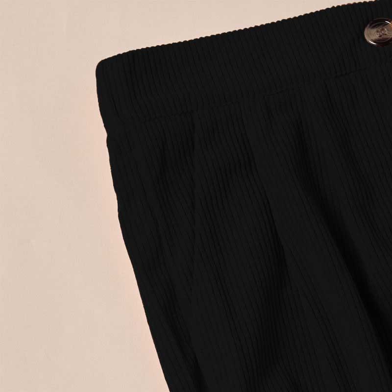 Nimara Ritual Casual Corduroy Straight-leg Women's Pants With Pockets