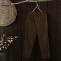 Nimara Ritual Women's Commute Pure Color Corduroy Pants With Pockets