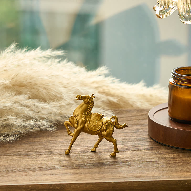 Nimara Ritual Year of the Horse Ingot Success Alloy Home Decoration