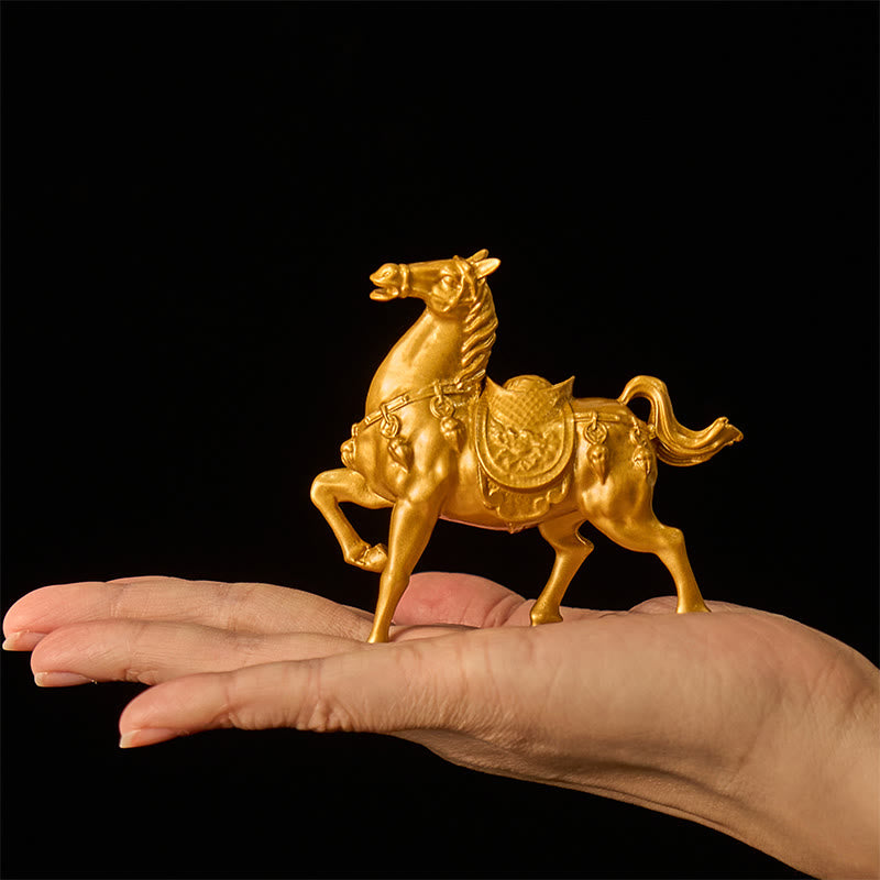 Nimara Ritual Year of the Horse Ingot Success Alloy Home Decoration