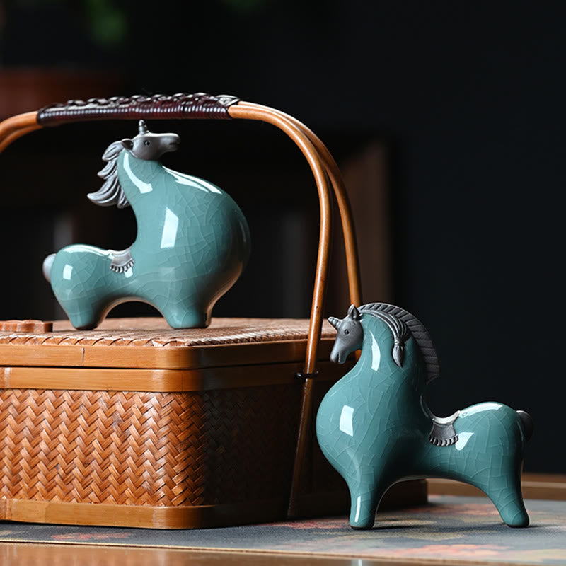 Nimara Ritual Year Of The Horse Ceramics Freedom Desktop Home Decoration