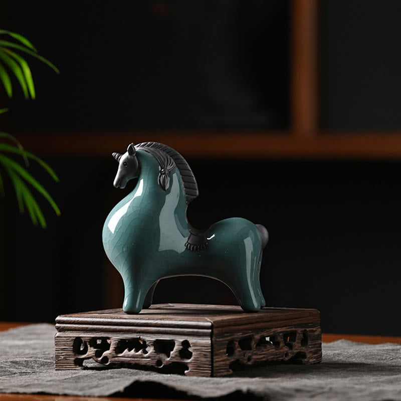Nimara Ritual Year Of The Horse Ceramics Freedom Desktop Home Decoration