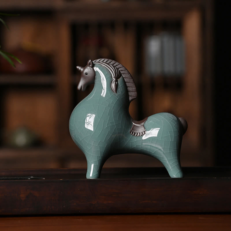 Nimara Ritual Year Of The Horse Ceramics Freedom Desktop Home Decoration