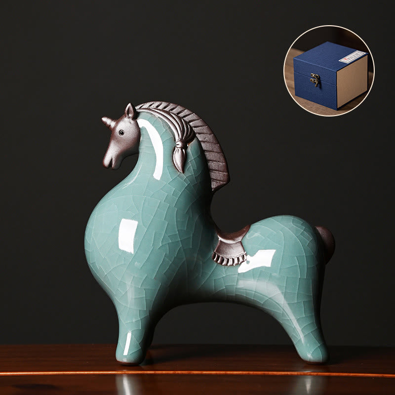 Nimara Ritual Year Of The Horse Ceramics Freedom Desktop Home Decoration
