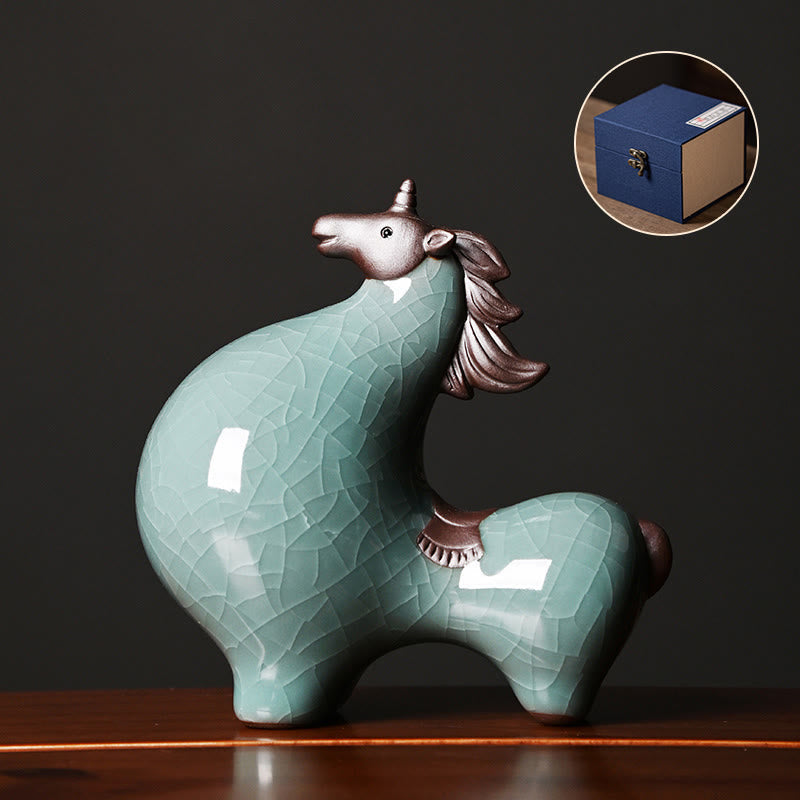 Nimara Ritual Year Of The Horse Ceramics Freedom Desktop Home Decoration