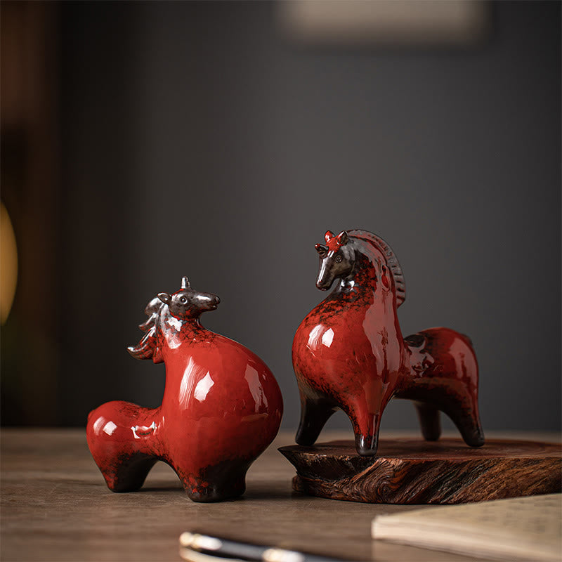 Nimara Ritual Year Of The Horse Ceramics Freedom Desktop Home Decoration