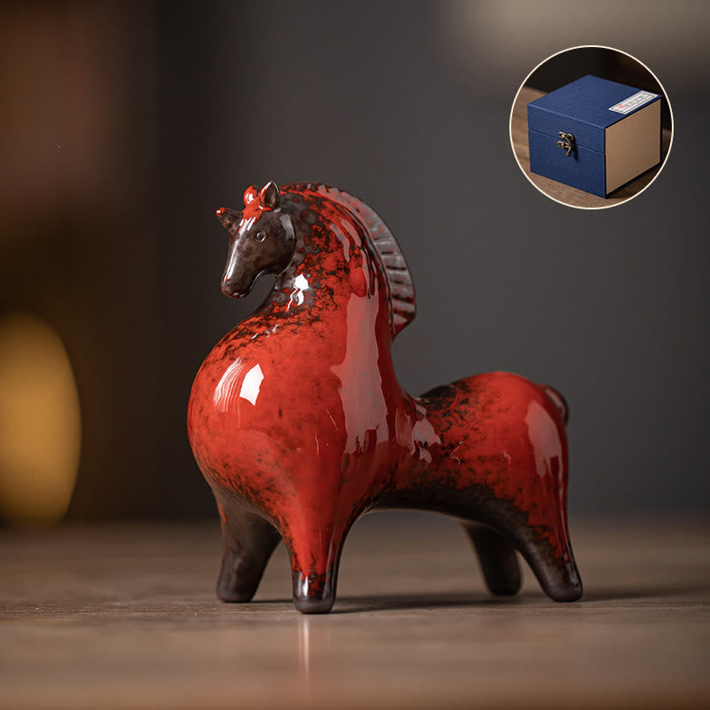 Nimara Ritual Year Of The Horse Ceramics Freedom Desktop Home Decoration