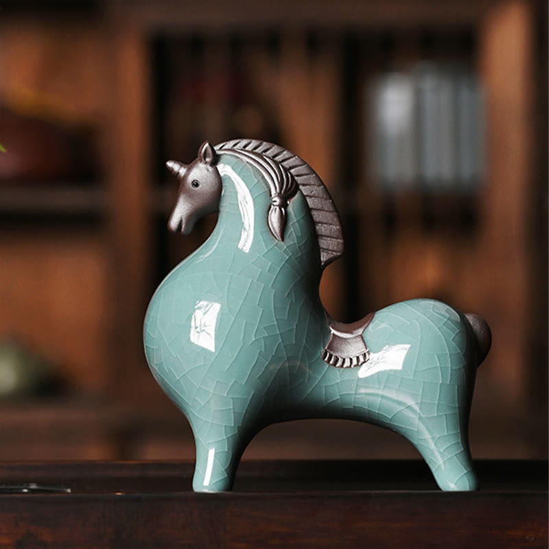 Nimara Ritual Year Of The Horse Ceramics Freedom Desktop Home Decoration