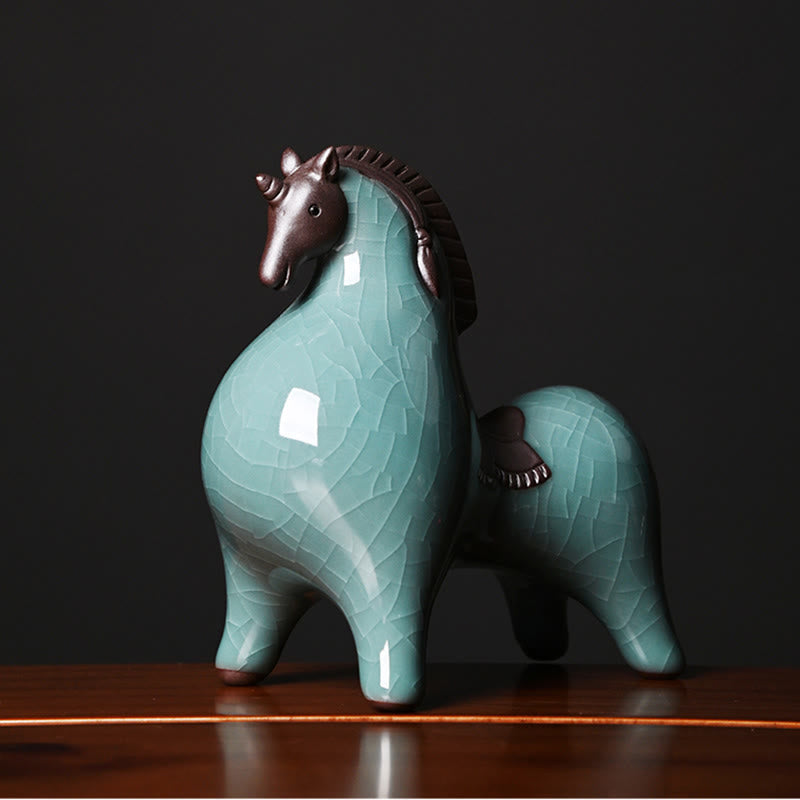 Nimara Ritual Year Of The Horse Ceramics Freedom Desktop Home Decoration