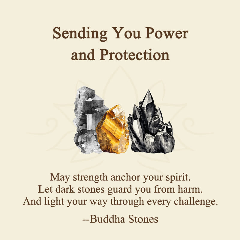 Nimara Ritual "Sending You Power and Protection" Tiger's Eye Bracelet Includes Gift Message Card
