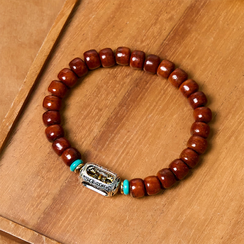Nimara Ritual Bone Beads Vajra Three-eyed Dzi Bead Luck Bracelet
