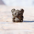 Nimara Ritual Handmade Gold Swallowing Beast Iron Powder Rust Cast Resin Statue Home Decoration