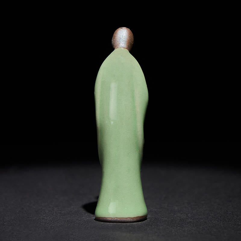 Nimara Ritual Meditation Monk Ceramic Statue Serenity Home Decoration