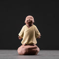 Nimara Ritual Looking Up Resting Monk Ceramic Statue Compassion Home Decoration