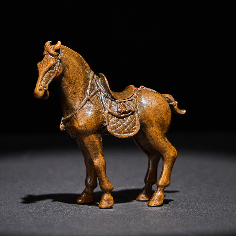 Nimara Ritual Ancient Year of the Horse Alloy Home Decoration 7.5*2.6*7 cm