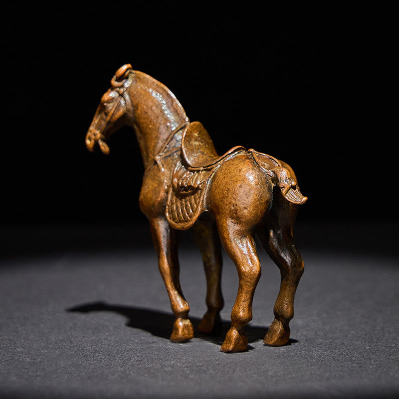 Nimara Ritual Ancient Year of the Horse Alloy Home Decoration 7.5*2.6*7 cm