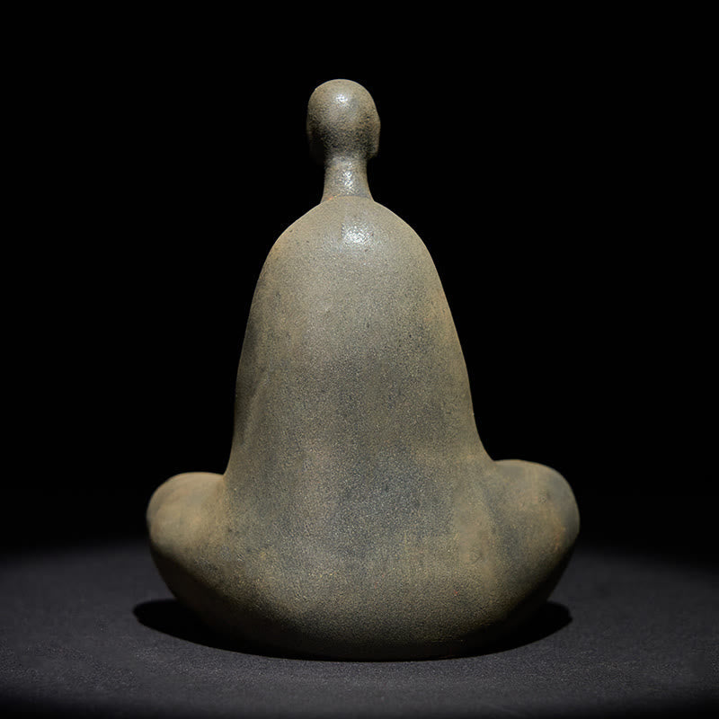 Nimara Ritual Handmade Formless Buddha Iron Powder Rust Cast Resin Statue Decoration 11.5*9*6.5 cm