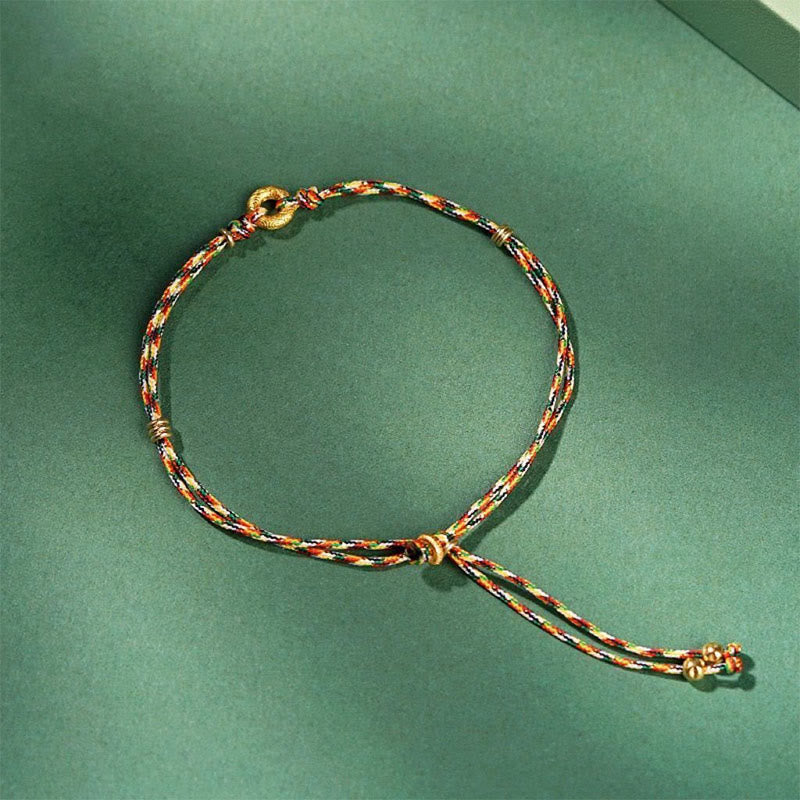 Nimara Ritual Handmade Peace Buckle Multicolored Child Adult Fortune Bracelet