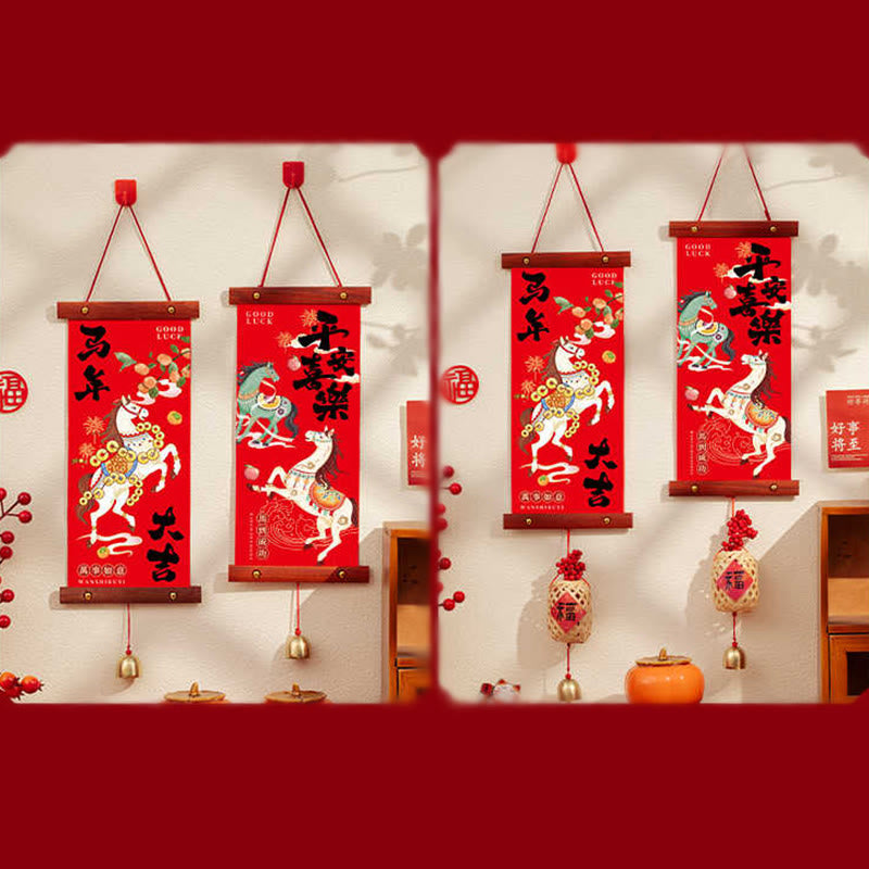 Nimara Ritual Year of the Horse Chinese New Year Spring Festival Good Fortune Hanging Decoration