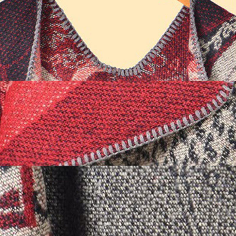 Nimara Ritual Winter Koi Fish Waves Pattern Warm Cozy Scarf Shawl