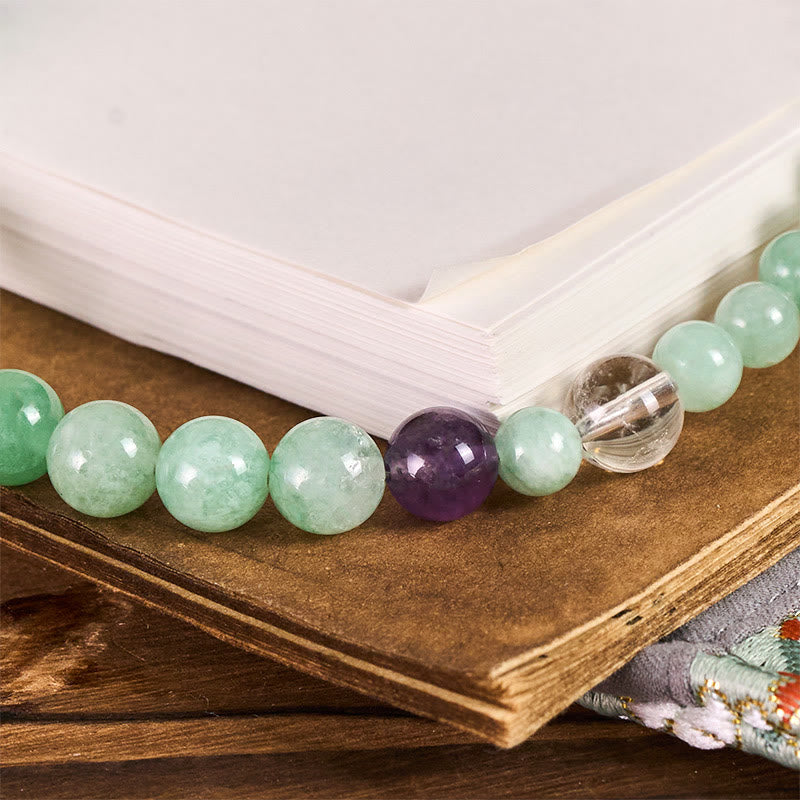 Nimara Ritual Jade Beaded Prosperity Key Chain Phone Hanging Decoration