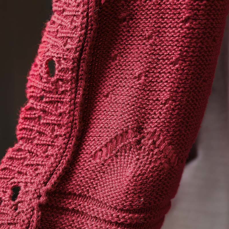 Nimara Ritual Fall Lace Buttons Cotton Women's Long Sleeve Knitted Cardigan Sweater With Pockets