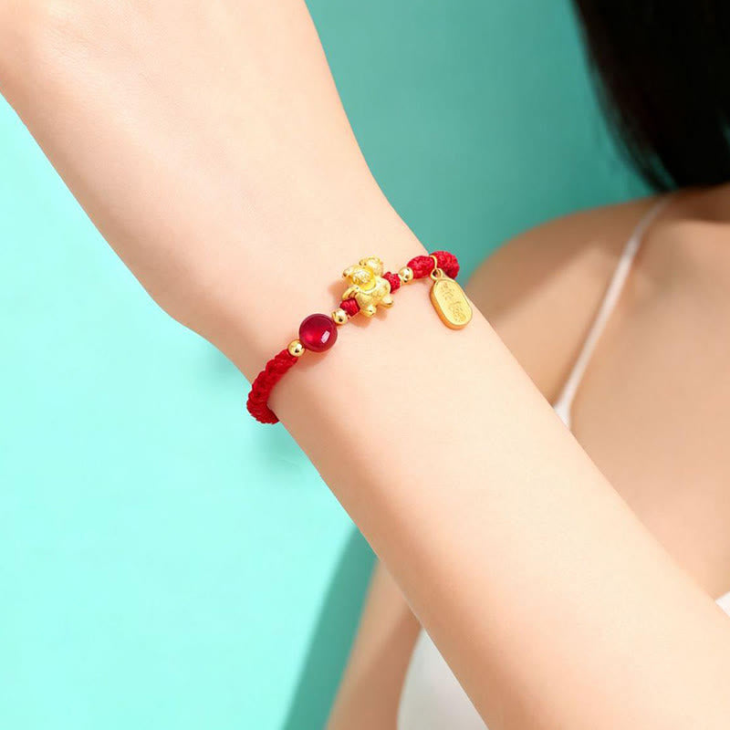 Nimara Ritual 999 Sterling Silver Year Of The Horse Peaceful And Rich Success String Bracelet