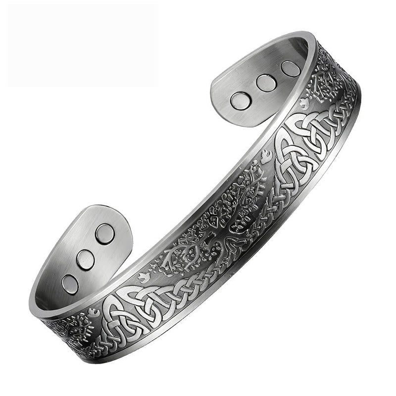 Nimara Ritual The Tree Of Life Copper Open Balance Luck Cuff Bracelet Bangle