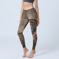 Nimara Ritual Mandala Print Design Gym Leggings Women's Yoga Pants