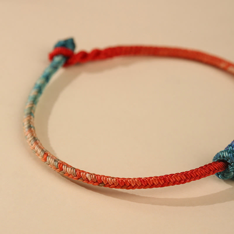 Nimara Ritual Colored String Hand-woven Knots Strength Bracelet