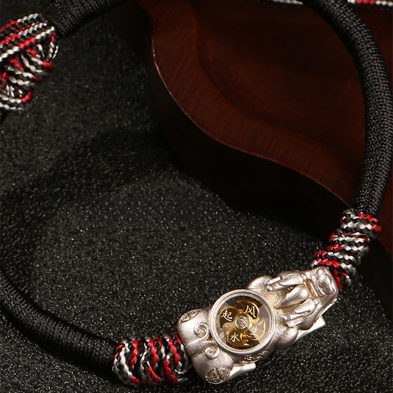 Nimara Ritual Pi Xiu Wealth Luck Hand-woven Rope Bracelet