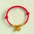 Nimara Ritual Year Of The Horse Flower Charm Red String Connection Handmade Bracelet