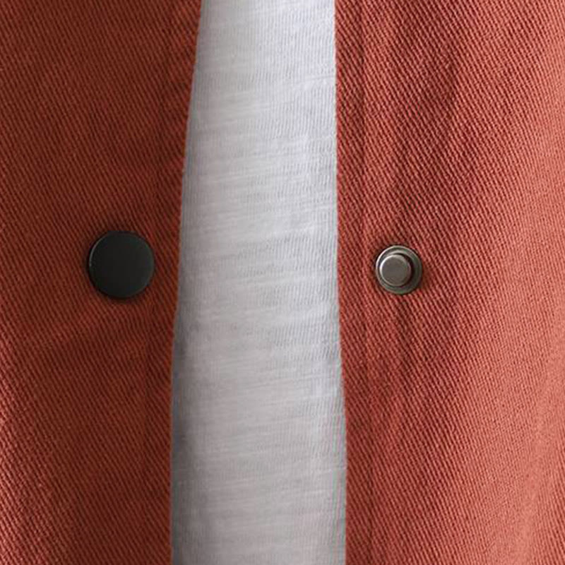 Nimara Ritual Fall Button Down Women's Long Sleeve Outerwear Jacket With Pockets
