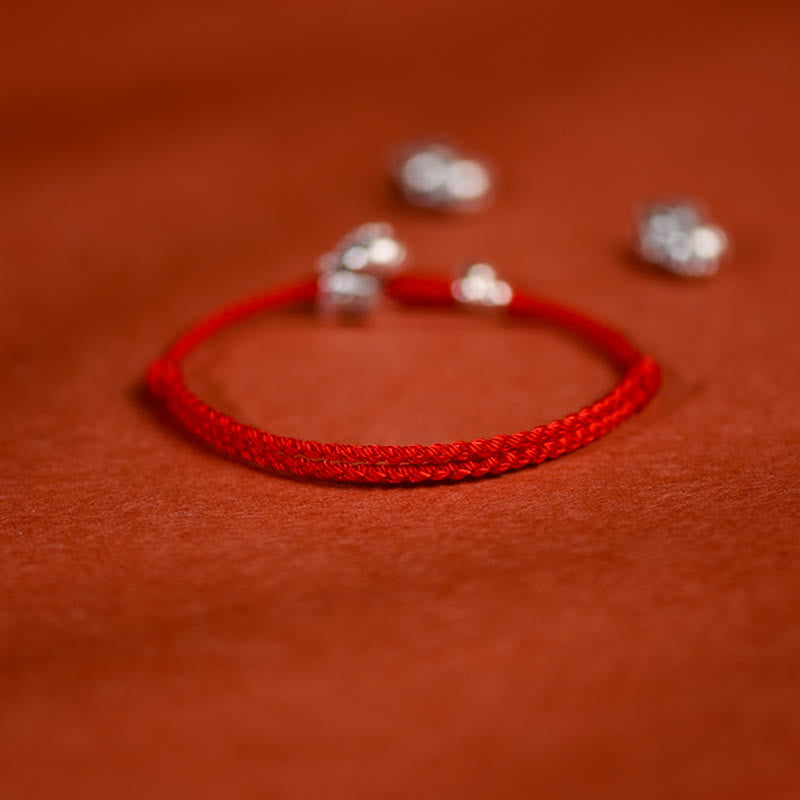 Nimara Ritual 999 Sterling Silver Year Of The Horse 925 Sterling Silver Bell String Luck Child Adult Bracelet Anklet