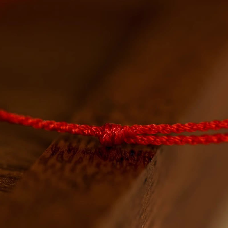 Nimara Ritual Gourd Hetian Jade Red String Prosperity Bracelet Anklet