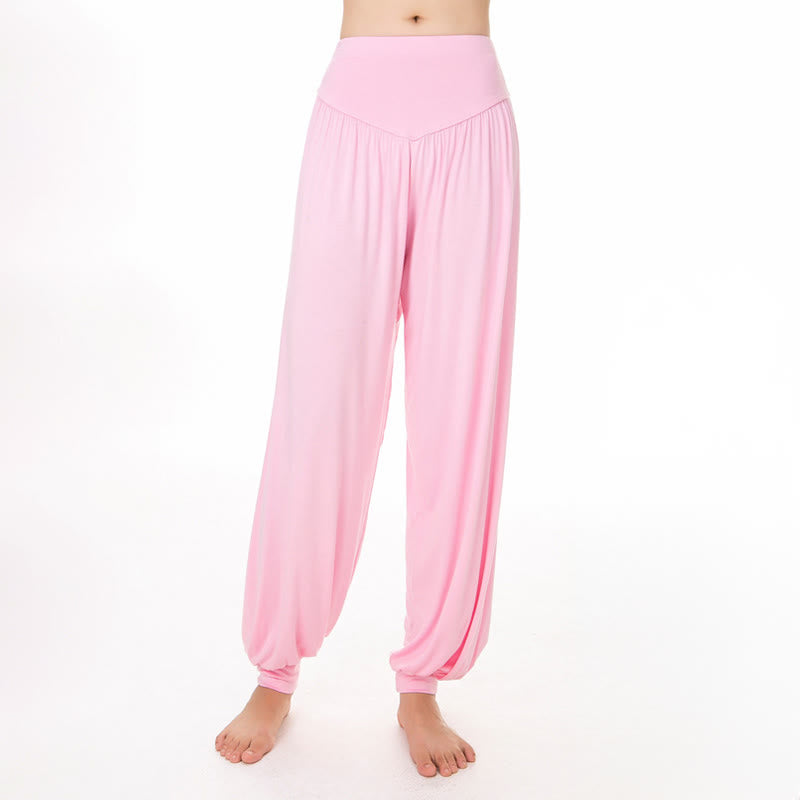 Nimara Ritual Plain Color Loose Modal Yoga Dance Harem Pants