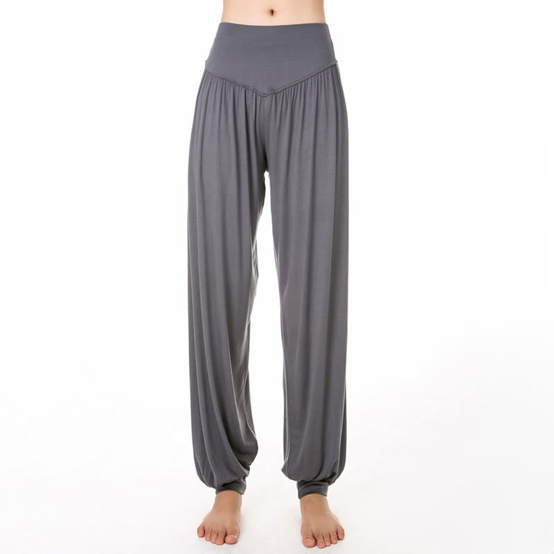 Nimara Ritual Plain Color Loose Modal Yoga Dance Harem Pants